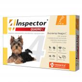 Inspector капли на холку от внешних и внутренних паразитов для собак от 1 до 4 кг
